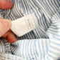 OshKosh Light Blue Striped Gingham Bubble Overalls