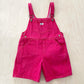 Vintage Guess Red Denim Shortalls - Yellow Clover Vintage Kids Clothes