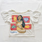 Pocahontas Cropped Tee - Yellow Clover Vintage Kids Clothes