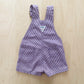 OshKosh Purple Hickory Striped Shortalls
