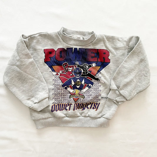 Americanwear Power Rangers Sweatshirt • 3T - Yellow Clover Vintage Kids Clothes