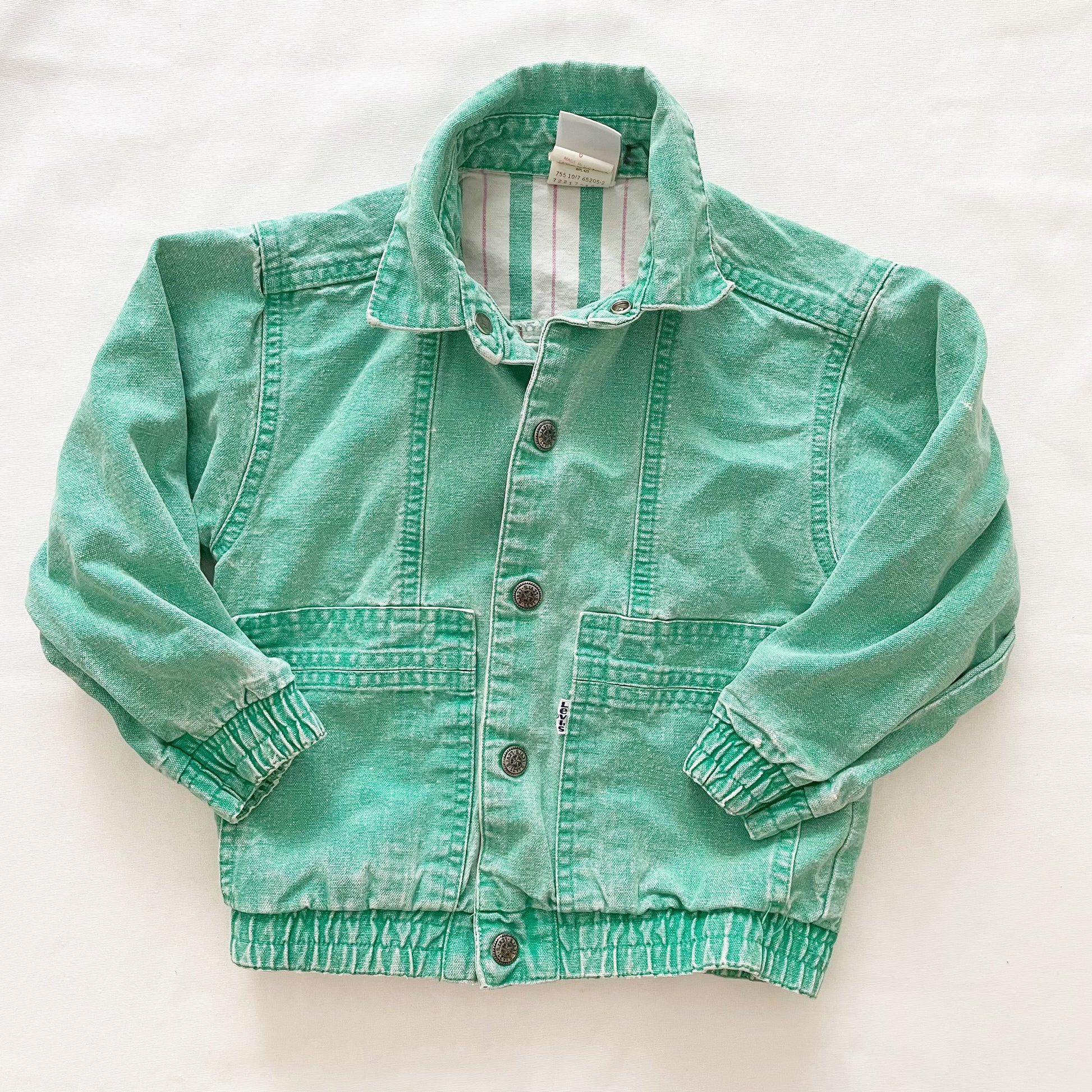 Vintage Levi’s Light Green Wash Kids Jacket