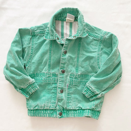Levi’s Light Green Wash Jacket - Yellow Clover Vintage Kids Clothes