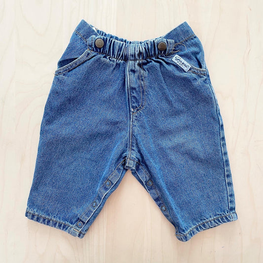 Guess Baby Adjustable Jeans - Yellow Clover Vintage Kids Clothes