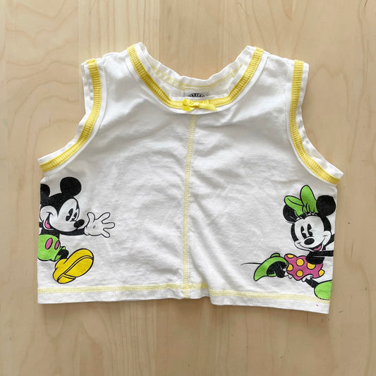 Mickey & Co. Cropped Tank Top - Yellow Clover Vintage Kids Clothes