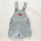 OshKosh Light Wash Textured Shortalls - Yellow Clover Vintage Kids Clothes