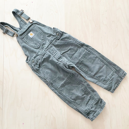 Carhartt Dusty Sage Workwear Overalls - Yellow Clover Vintage Kids Clothes
