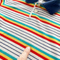 Healthtex Rainbow Stripe Polo - Yellow Clover Vintage Kids Clothes