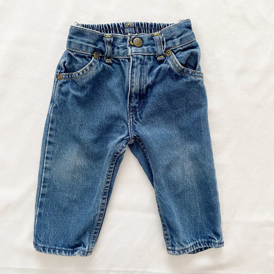 OshKosh Classic Medium Wash Jeans - Yellow Clover Vintage Kids Clothes