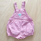 OshKosh Pink Engineer Stripe Bubble Overalls