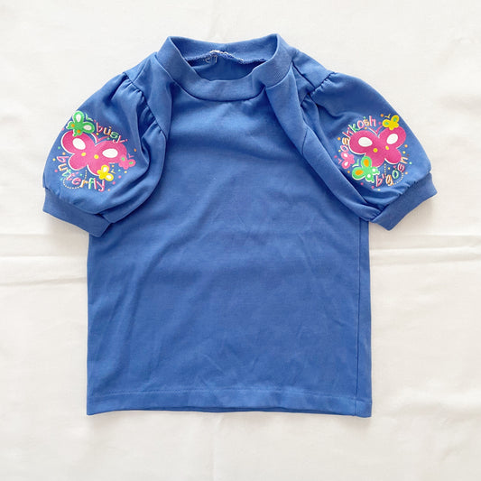 OshKosh Butterfly Sleeve Layer Tee - Yellow Clover Vintage Kids Clothes