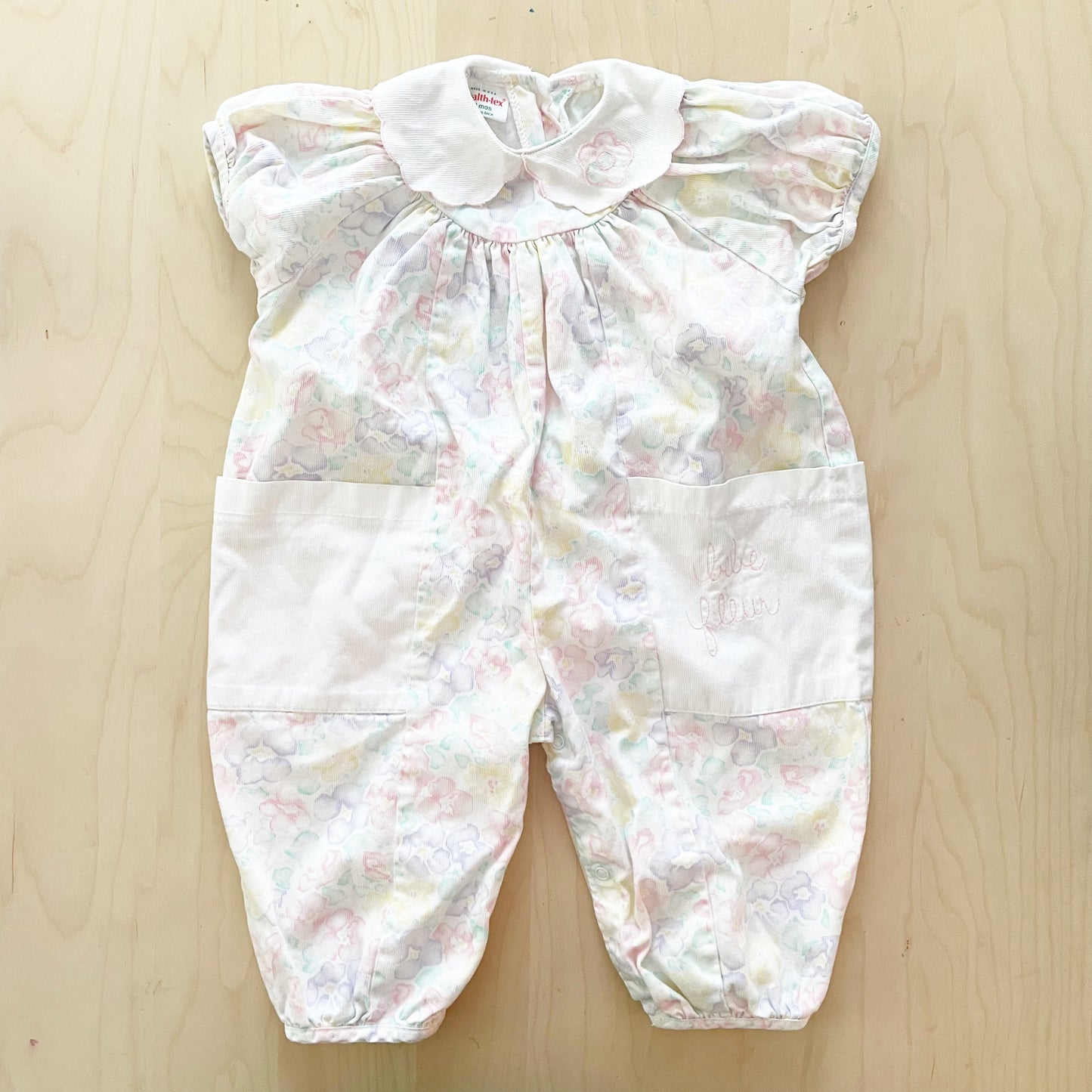 Vintage Healthtex Floral Jumpsuit Romper