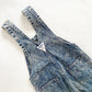OshKosh Acid Wash Overalls - Yellow Clover Vintage Kids Clothes