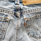 Levi’s 550 Relaxed Fit Lighter Wash Orange Tab Jeans • 3T - Yellow Clover Vintage Kids Clothes