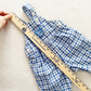 Baby B’gosh Teacup Plaid Overalls - Yellow Clover Vintage Kids Clothes