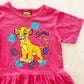 Lion King Simba Peplum Tee - Yellow Clover Vintage Kids Clothes
