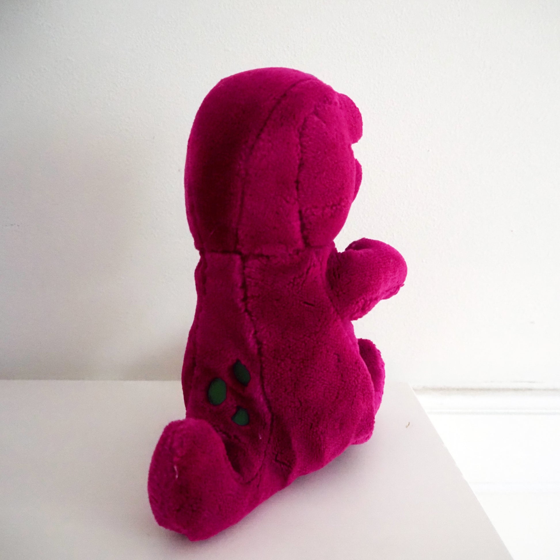 Barney Beanie Plush (Small) - Yellow Clover Vintage Kids Clothes