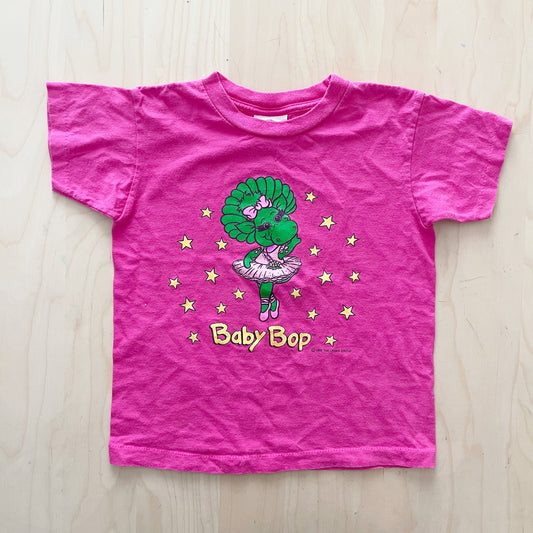 Baby Bop Graphic Tee - Yellow Clover Vintage Kids Clothes