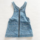 Levi’s Flower Print Denim Dress • 2T - Yellow Clover Vintage Kids Clothes
