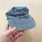 Vintage OshKosh Hickory Stripe Hat - Yellow Clover Vintage Kids Clothes