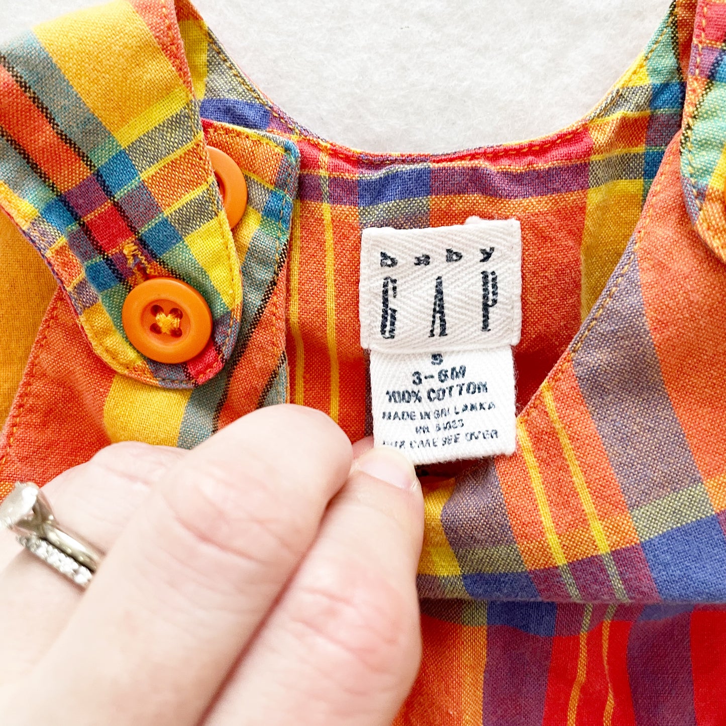 Gap Plaid Romper