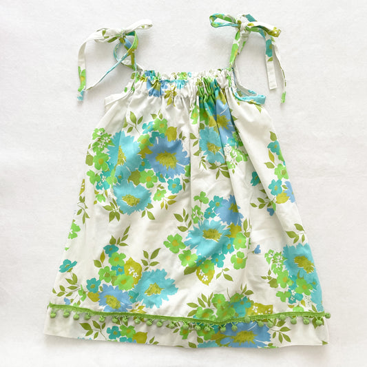 Handmade Vintage Fabric Dress - Yellow Clover Vintage Kids Clothes