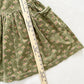 OshKosh Olive Floral Dress - Yellow Clover Vintage Kids Clothes