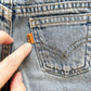 Levi’s 556 Cinched Waist Orange Tab Jeans - Yellow Clover Vintage Kids Clothes