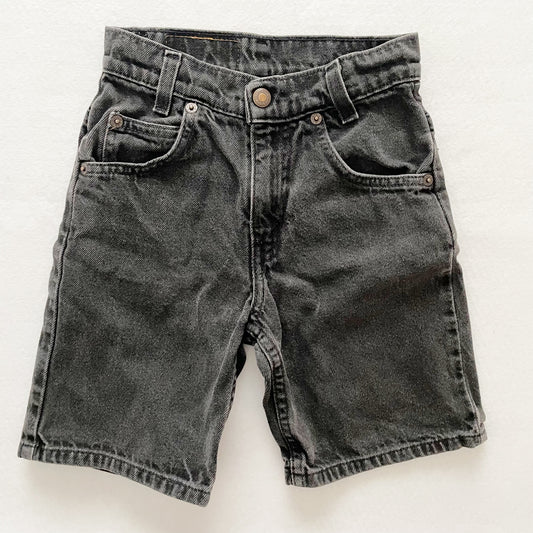 Vintage Levi’s Black Wash Orange Tab Kids Shorts