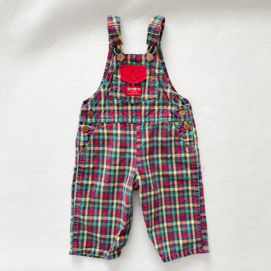 OshKosh Primary Colors Gingham Overalls