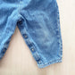 Baby B’gosh Scoop Cut Denim Overalls - Yellow Clover Vintage Kids Clothes