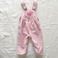 OshKosh Kitty Cat Fine Cord Bow Back Overalls
