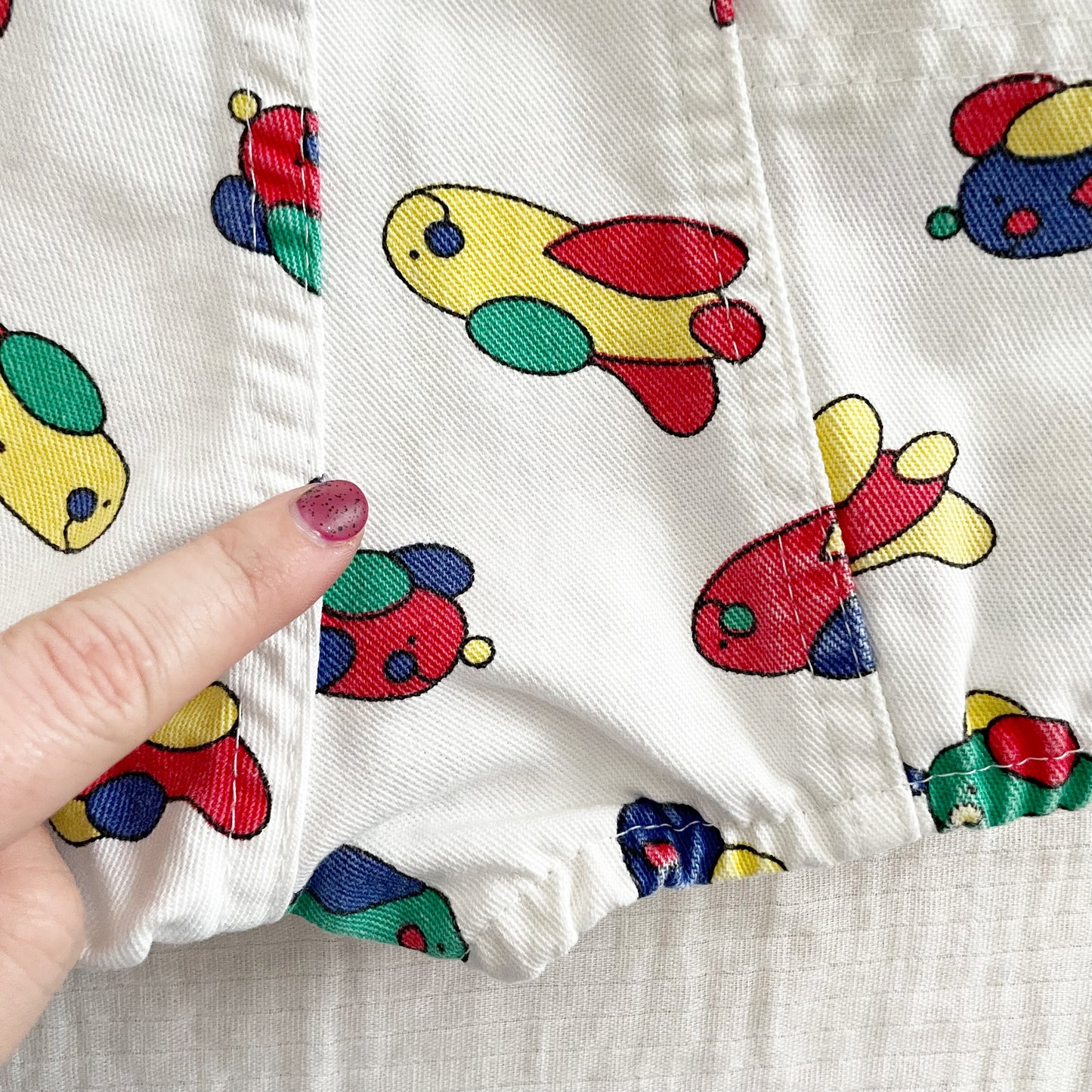 OshKosh Pudgy Planes Bubble Romper - Yellow Clover Vintage Kids Clothes