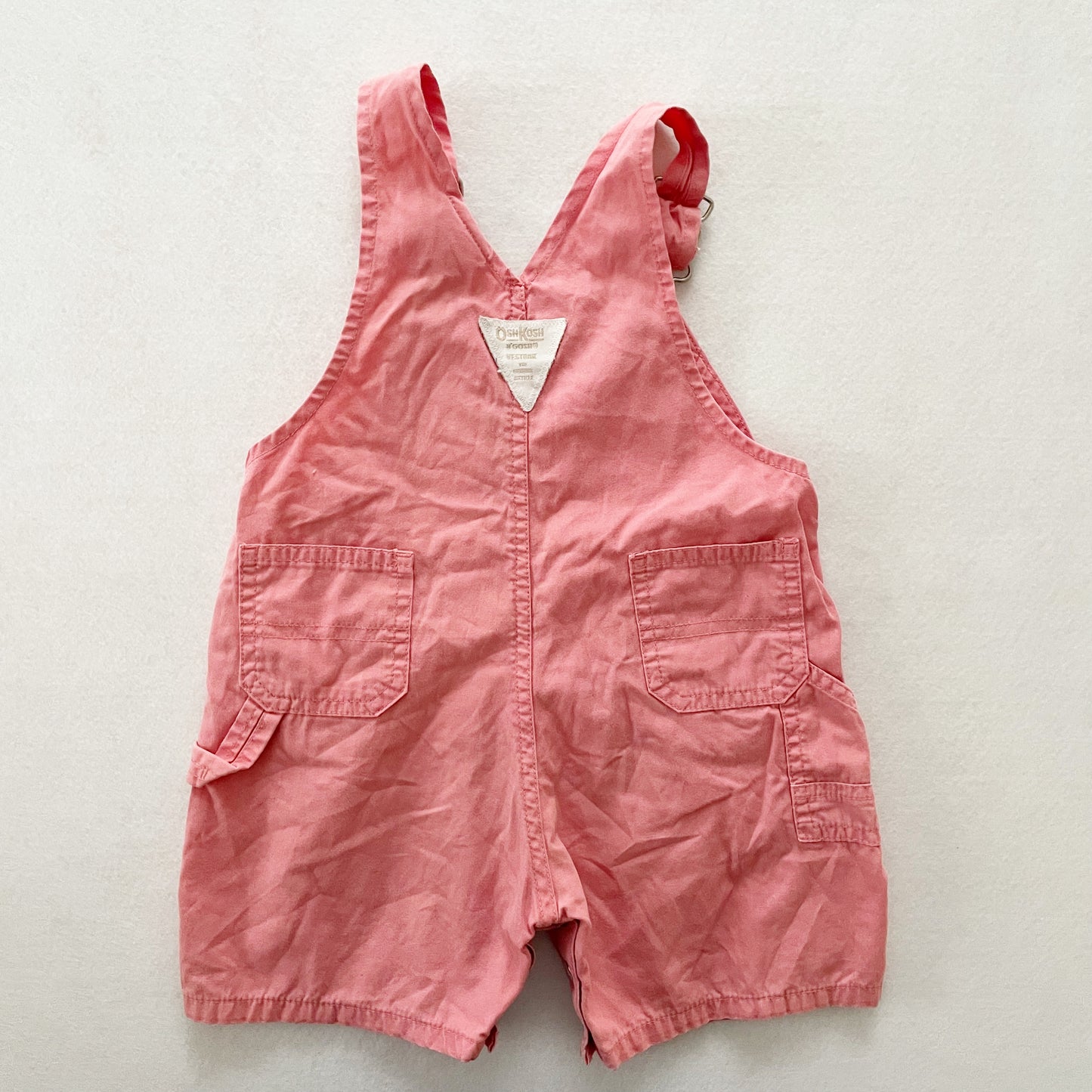 OshKosh Light Salmon Pink Shortall Overalls