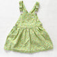OshKosh Green Floral Skirtall - Yellow Clover Vintage Kids Clothes