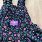OshKosh Paisley Floral Cord Dress - Yellow Clover Vintage Kids Clothes