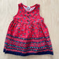 OshKosh Red Paisley Floral Dress - Yellow Clover Vintage Kids Clothes