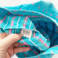 OshKosh Turquoise Flower Woven Bow Back Skirtall - Yellow Clover Vintage Kids Clothes