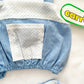 Cropped Blue Tank Set • 2T - Yellow Clover Vintage Kids Clothes