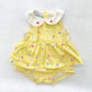 Baby B’gosh Fruit Skirted Romper - Yellow Clover Vintage Kids Clothes