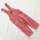 OshKosh Red Hickory Stripe Overalls - Yellow Clover Vintage Kids Clothes