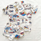 American Invention Fair Button Up Set • 4T - Yellow Clover Vintage Kids Clothes