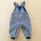 Gymboree Striped Patch Overalls - Yellow Clover Vintage Kids Clothes