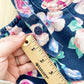 Vintage OshKosh Floral Ballet Co Bubble Overalls Romper