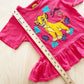 Lion King Simba Peplum Tee - Yellow Clover Vintage Kids Clothes