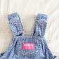 OshKosh Periwinkle Bow Back Overalls