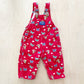 Vintage OshKosh Airplane Cord Baby Overalls