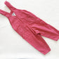 OshKosh Red Hickory Stripe Overalls