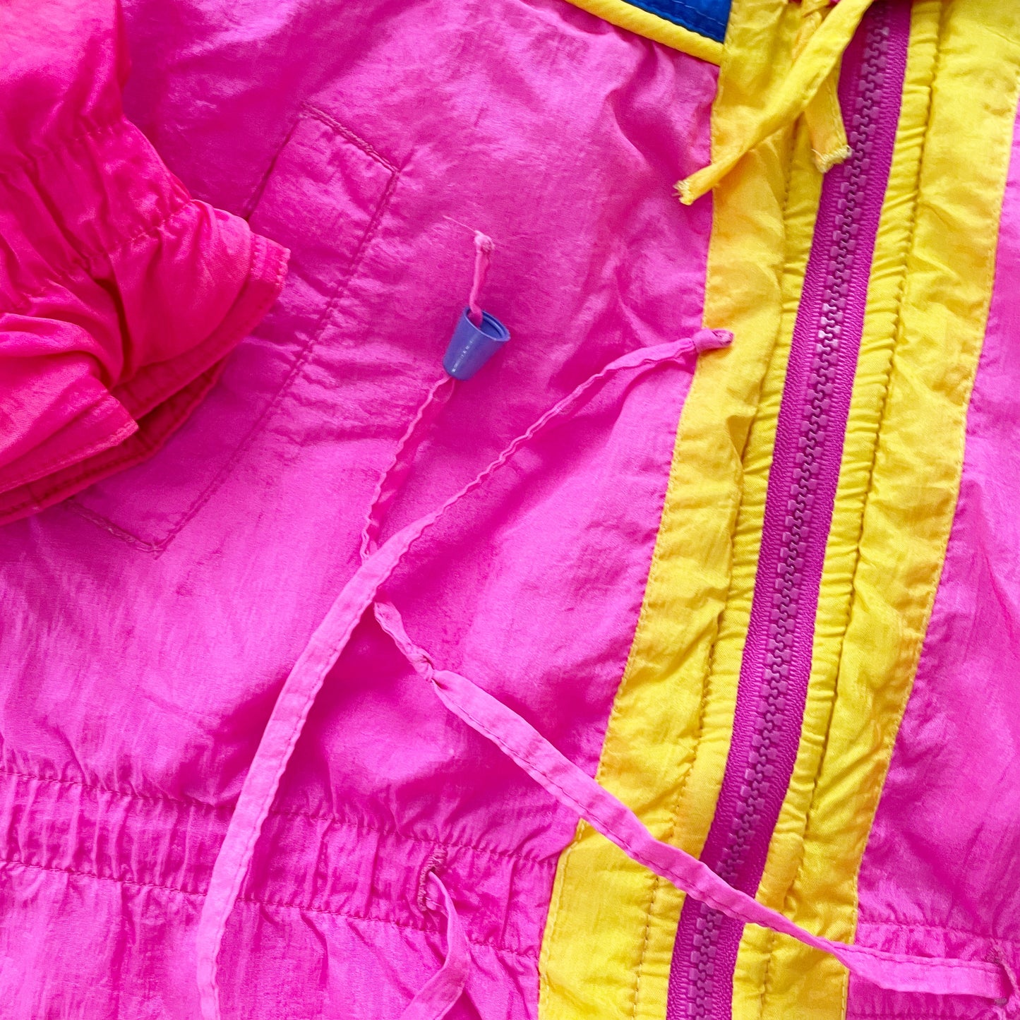 OshKosh Colorblock Ski Jacket - Yellow Clover Vintage Kids Clothes