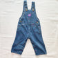 OshKosh Darker Wash Floral Print Overalls